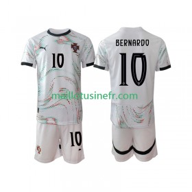 Maillot de Foot Portugal Bernardo Silva 10 Extérieur 2025-26 - Enfant